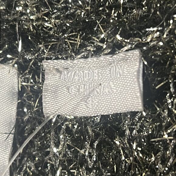 Zero Degrees Celsius Metallic Cardigan Sweater Size Small - Picture 6 of 9